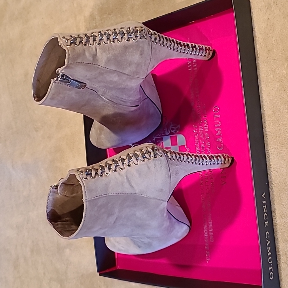 Suede booties